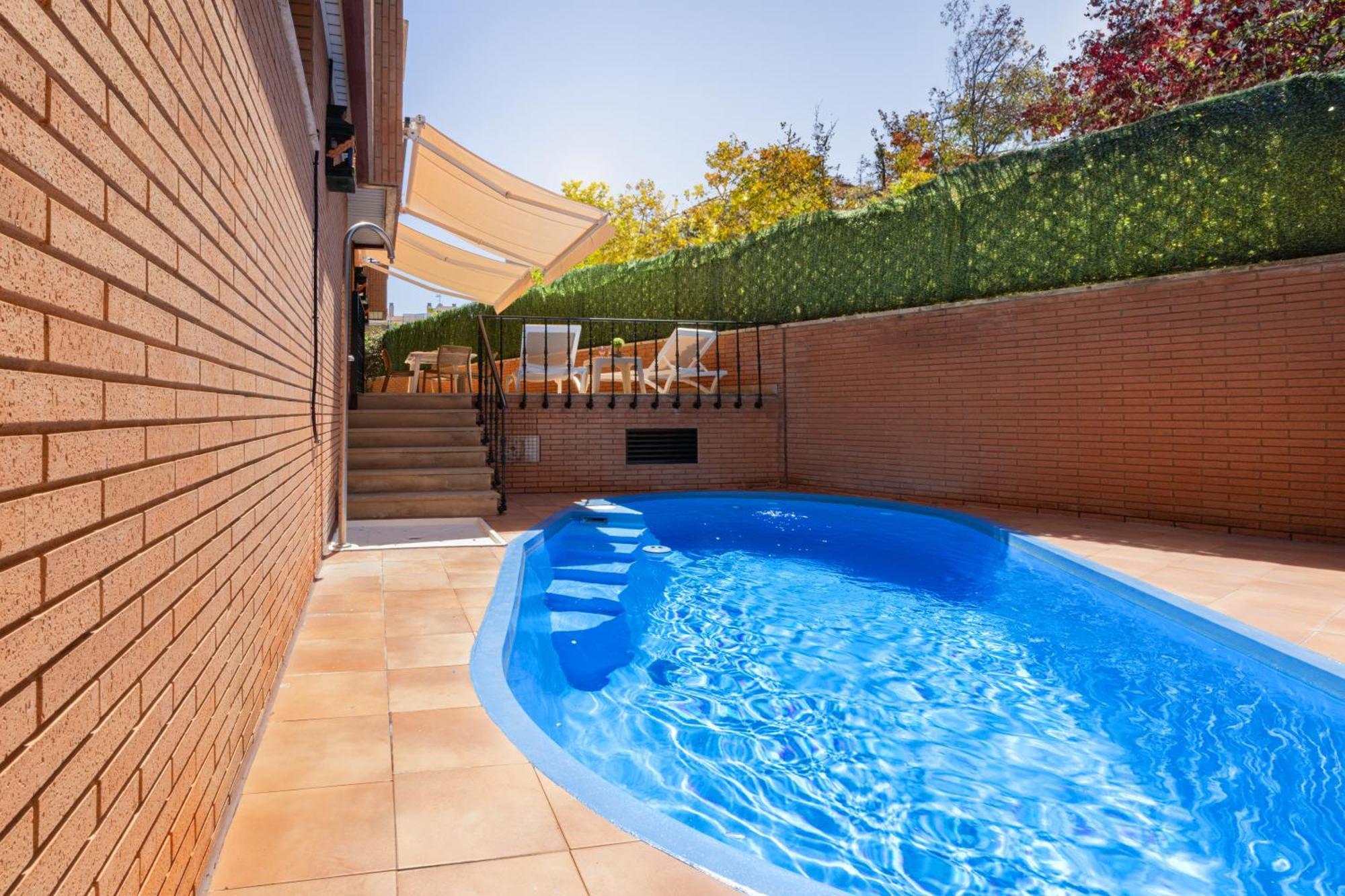 Casa Con Piscina En El Centro Villa Tudela Luaran gambar