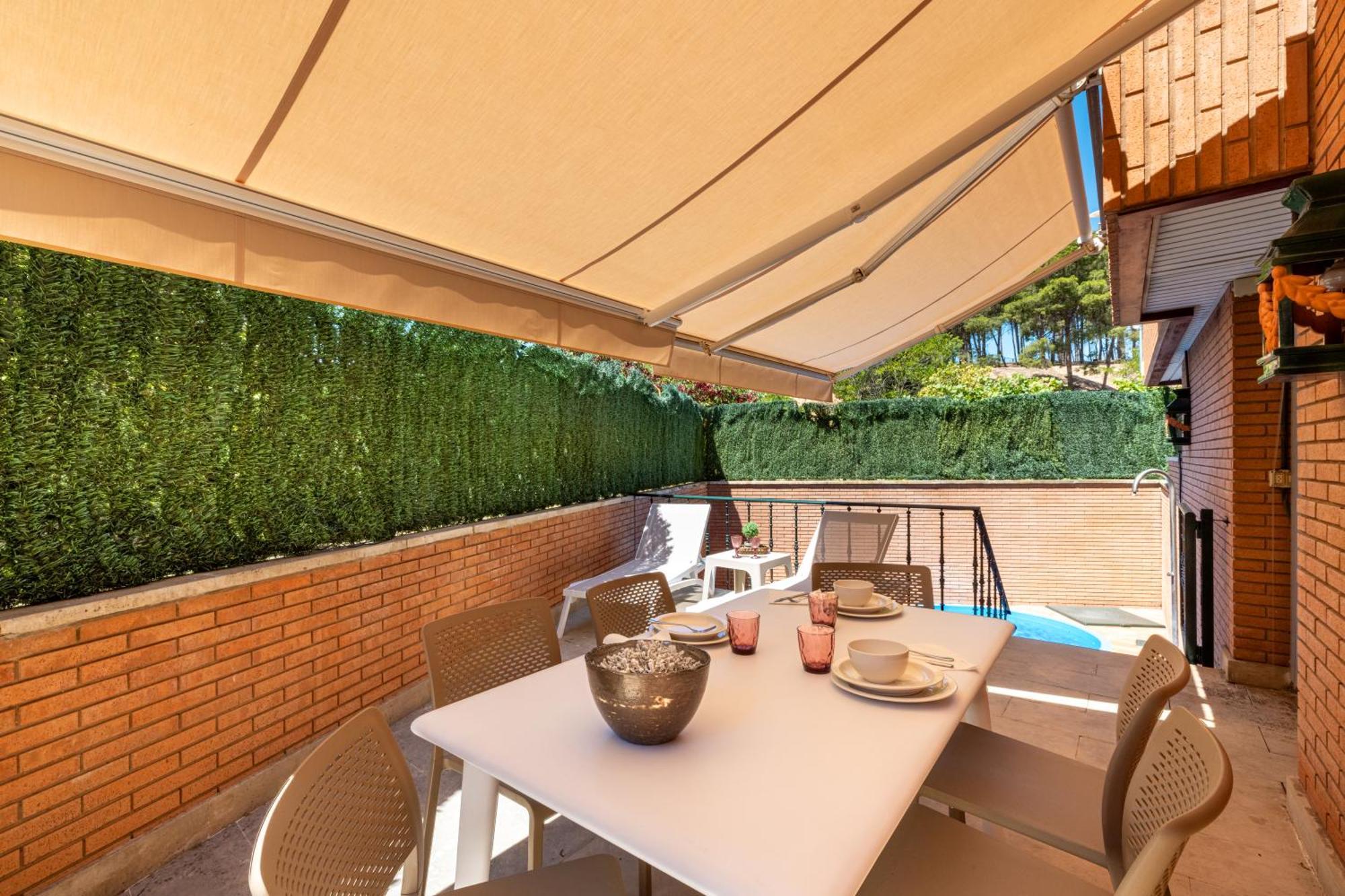 Casa Con Piscina En El Centro Villa Tudela Luaran gambar